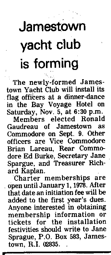 Beginning of JYC