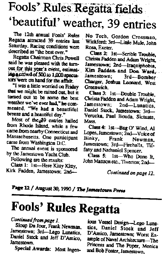 Fools Rules